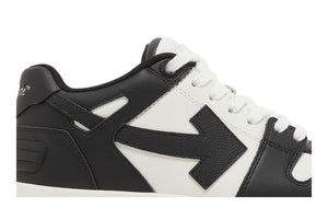 OFF-WHITE Out Of Office OOO Low Tops Black White