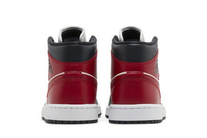 Air Jordan 1 Mid Gym Red Off Noir W