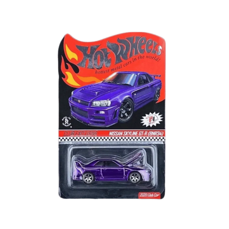 Hot Wheels RLC Nissan Skyline GT-R (R34) Spectraflame Purple