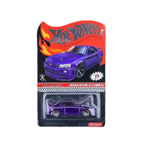 Hot Wheels RLC Nissan Skyline GT-R (R34) Spectraflame Purple