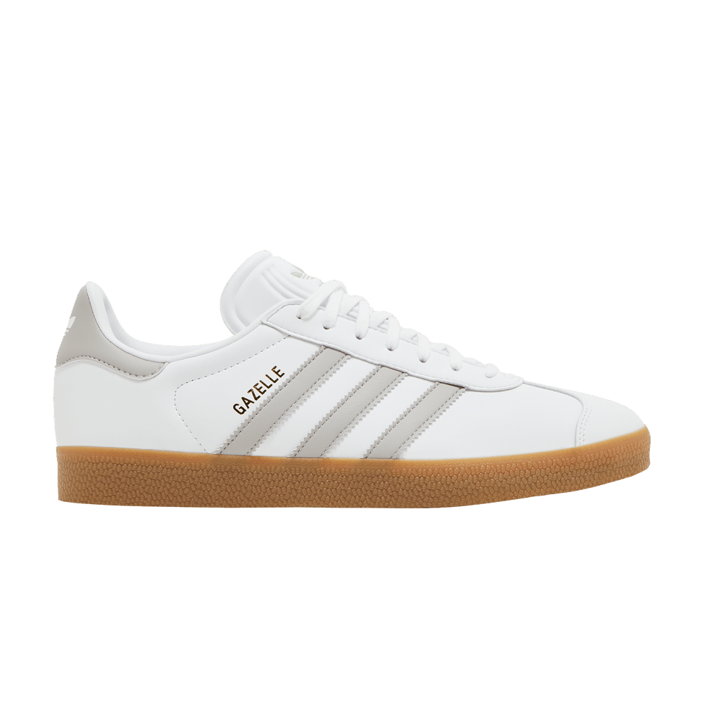 Adidas Gazelle White Grey Gum