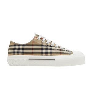 Burberry Check Cotton Sneakers Archive Beige