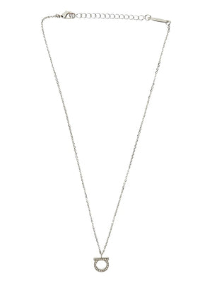 Gancio crystal-embellished necklace