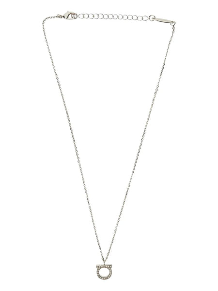 Gancio crystal-embellished necklace