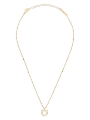 Gancini crystals necklace