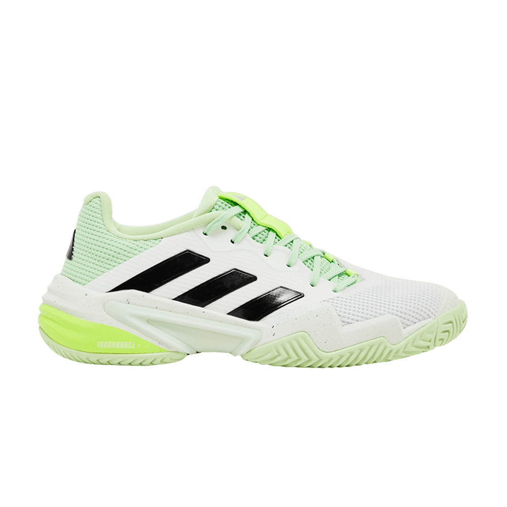 Adidas Barricade 13 White Semi Green Spark