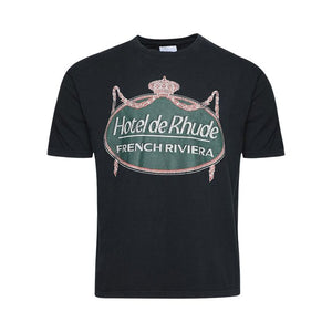 Rhude Riviera T-Shirt Vintage Black