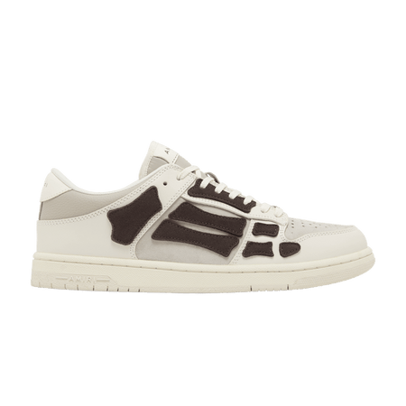 Amiri Skel Top Low White Brown