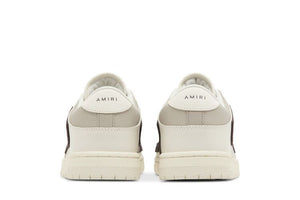 Amiri Skel Top Low White Brown