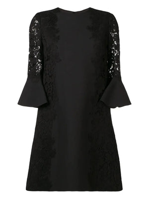 lace-detail dress