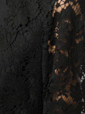 lace-detail dress