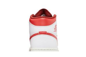 Air Jordan 1 Mid SE White Dune Red