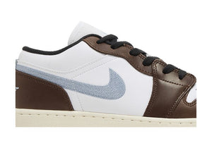 AIR JORDAN 1 LOW GS MOCHA BLUE Grey
