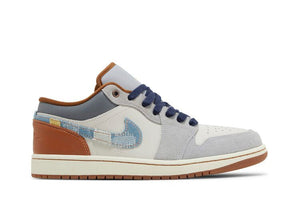 Air Jordan 1 Low Blue Swoosh
