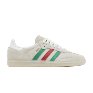 Adidas Samba OG Crystal White Green Scarlet
