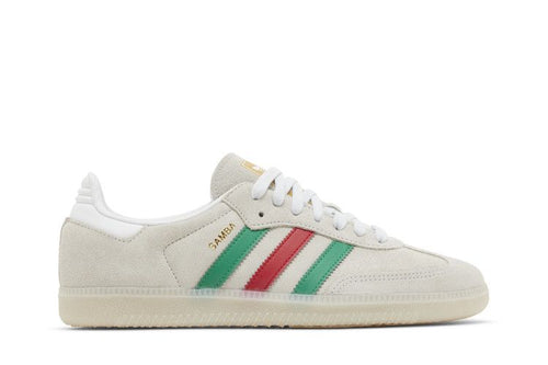 Adidas Samba OG Crystal White Green Scarlet