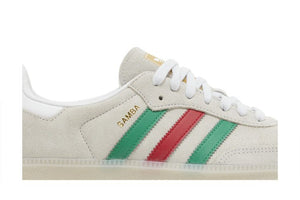 Adidas Samba OG Crystal White Green Scarlet
