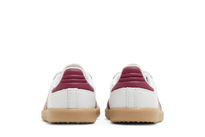 Adidas Samba OG I White Collegiate Burgundy Gum