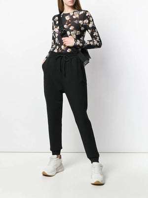 heart print sweatpants
