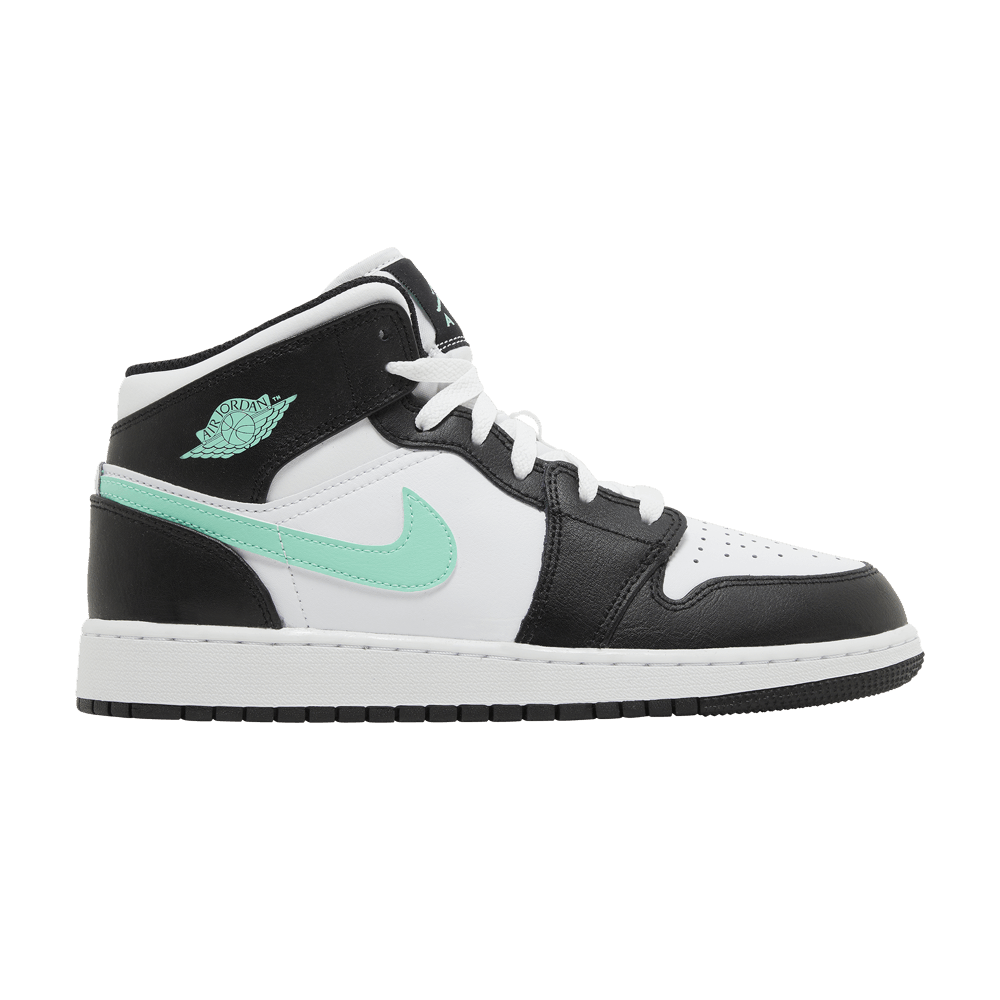 Air Jordan 1 Mid GS Green Glow