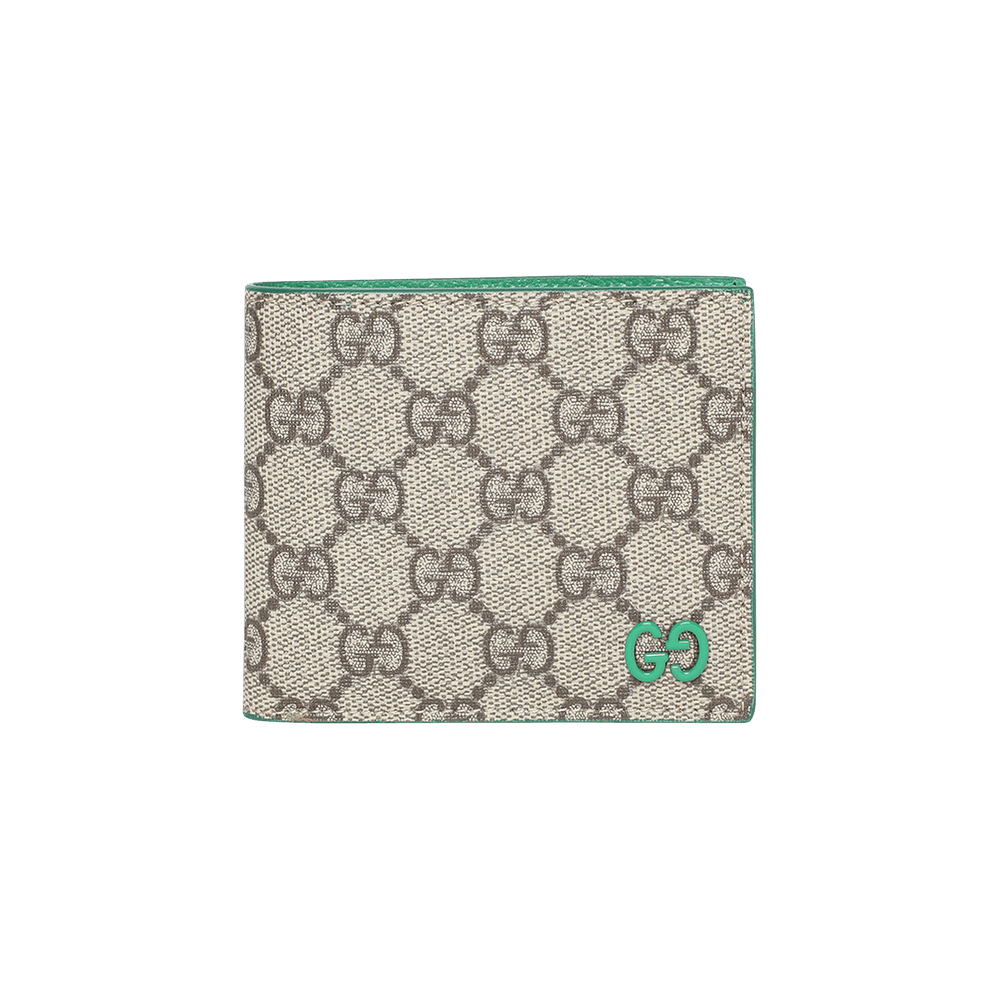 Gucci Monogram Bifold Wallet Beige/Ebony/Shamar