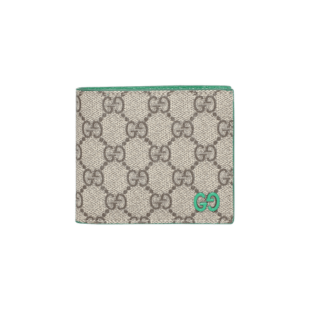 Gucci Monogram Bifold Wallet Beige/Ebony/Shamar