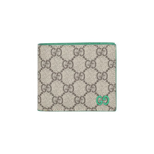 Gucci Monogram Bifold Wallet Beige/Ebony/Shamar
