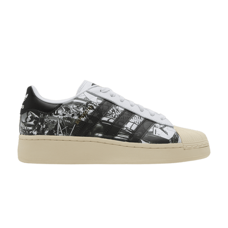 Star Wars x Nanzuka x adidas Superstar XLG R2-D2 and C-3PO