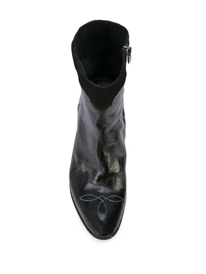 star-detail cowboy boots