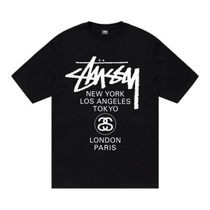 Stussy World Tour T-Shirt Black
