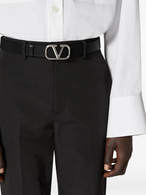Vlogo Signature Leather Belt