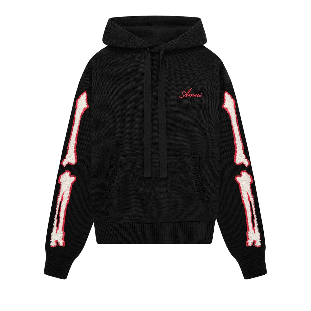 Amiri Bones Hoodie Black