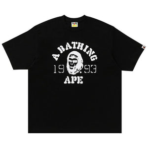 BAPE OG Ape Head College Relaxed Fit T-Shirt Black