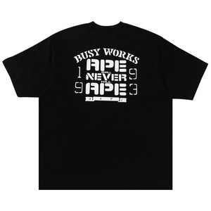 BAPE OG Ape Head College Relaxed Fit T-Shirt Black