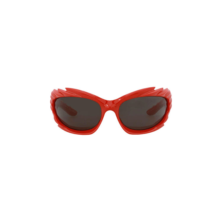 Balenciaga Wrap Around Sunglasses Red/Grey