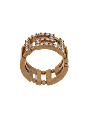 Greca crystal ring