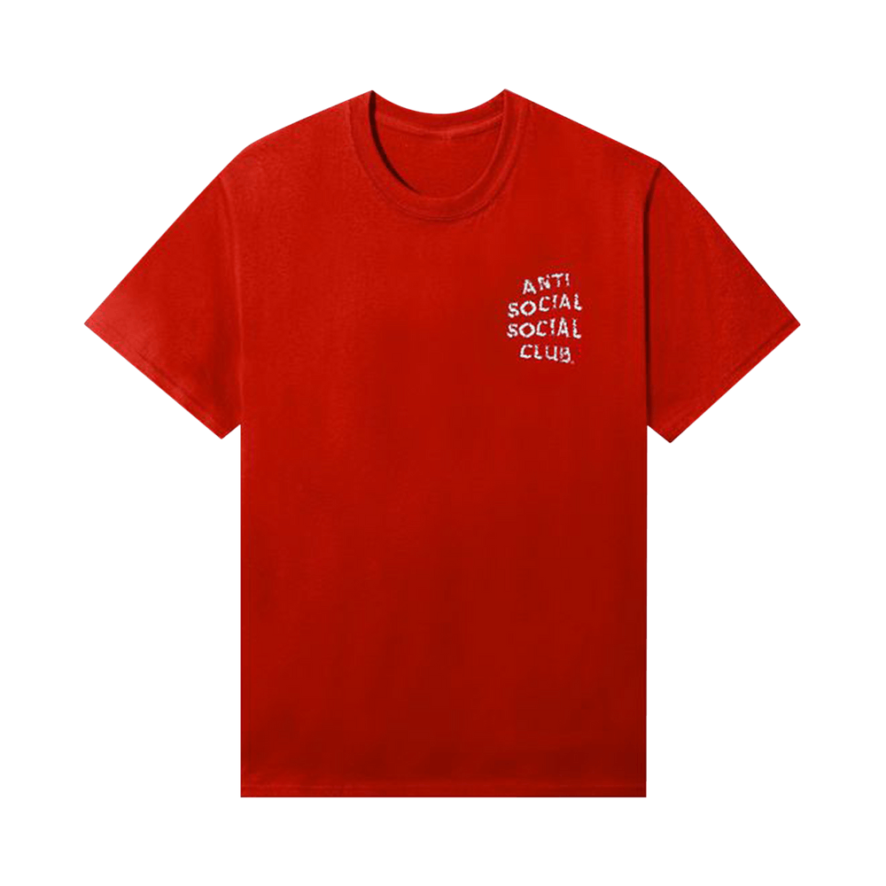 Anti Social Social Club Partly Cloudy T-Shirt Red