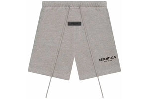 Essentials Shorts SS22 Flocked - Dark Oatmeal