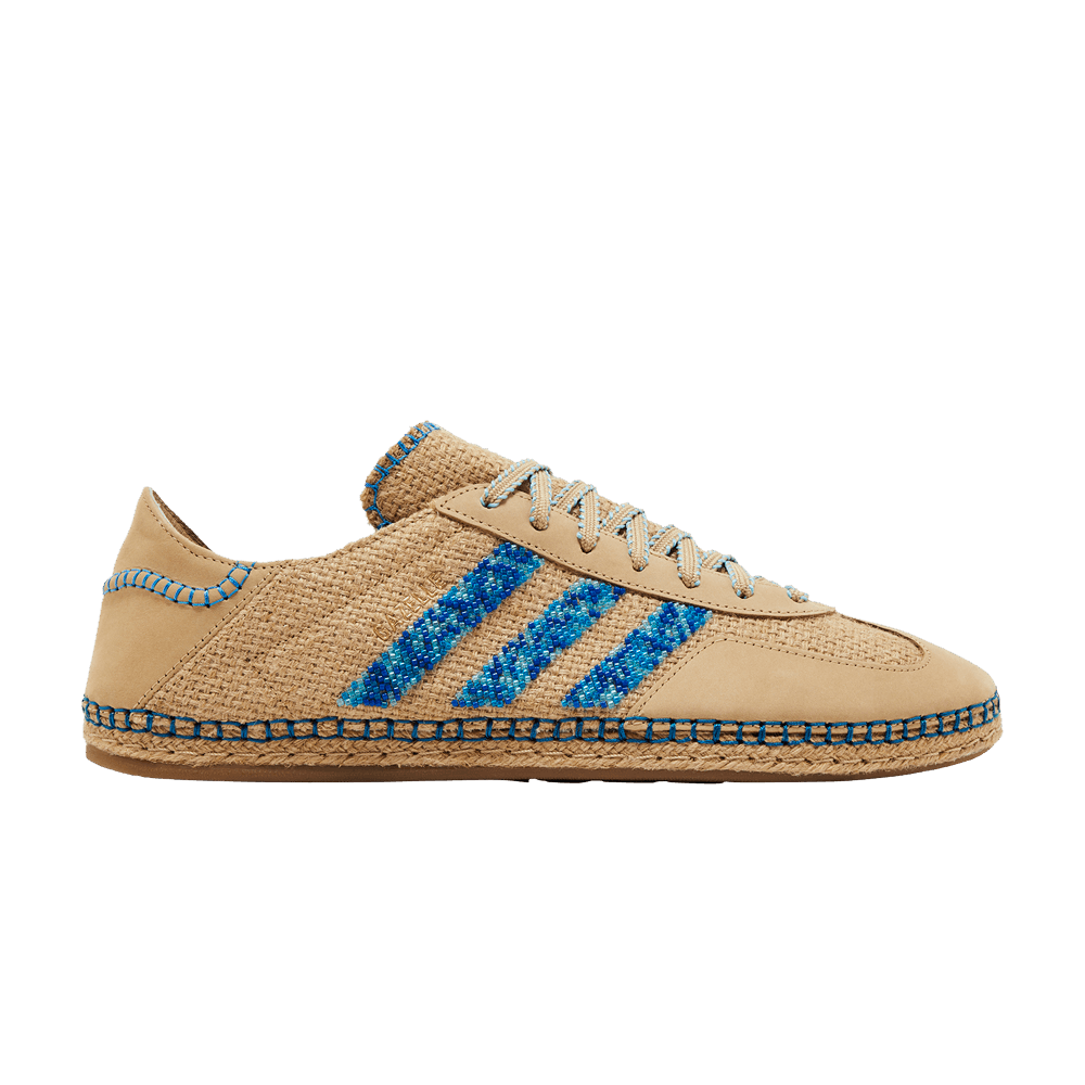 CLOT x adidas Gazelle Linen Khaki Light Blue
