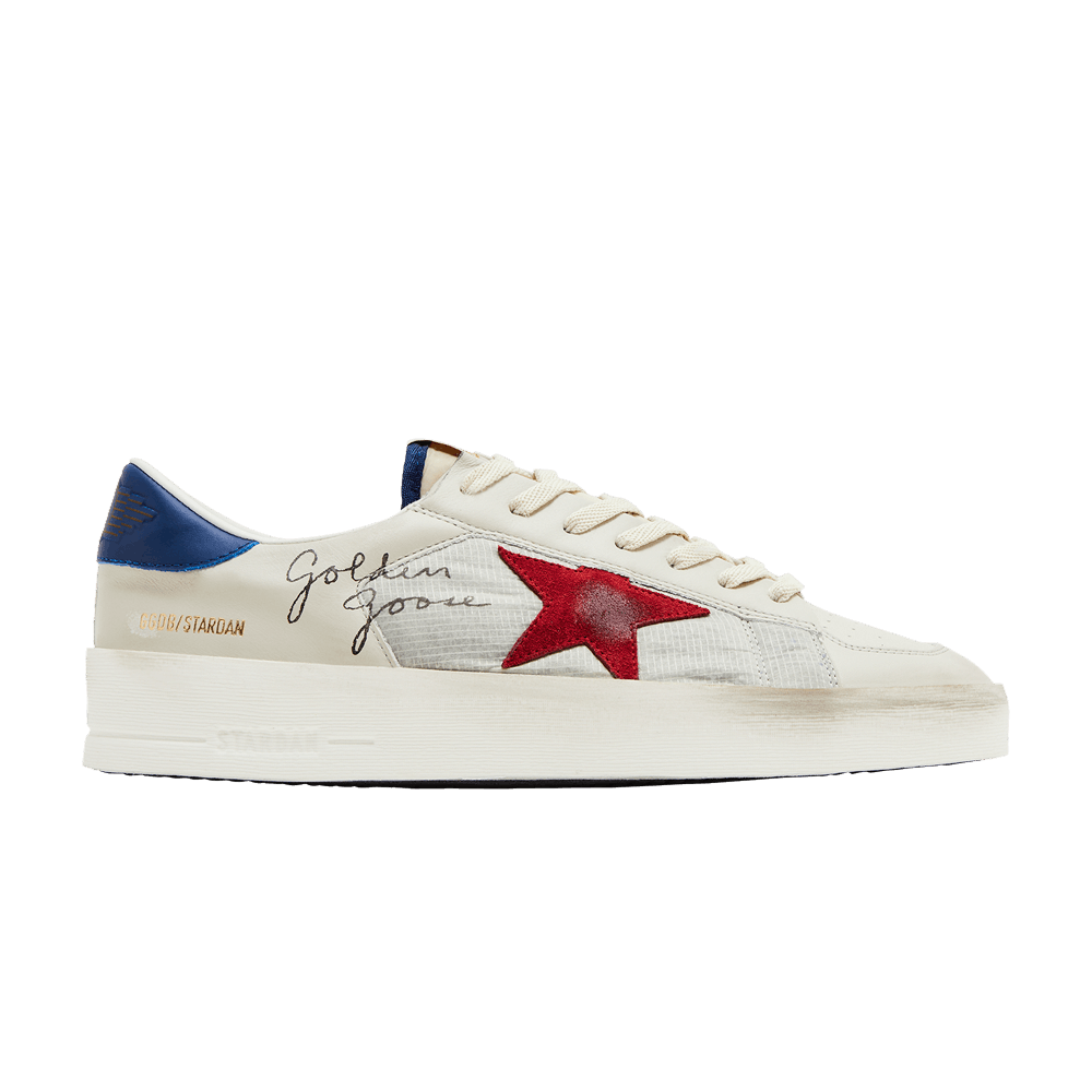 Golden Goose Stardan White Blue Red