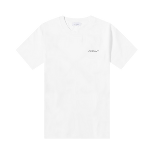 Off-White Scratch Arrows Slim Shorts-Sleeve T-Shirt White/Black