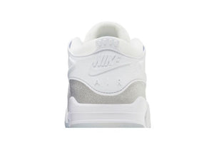 Wmns Air Jordan 4 RM 'White Silver Glitter'