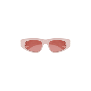 Balenciaga Cat Eye Sunglasses Pink/Gold/Red