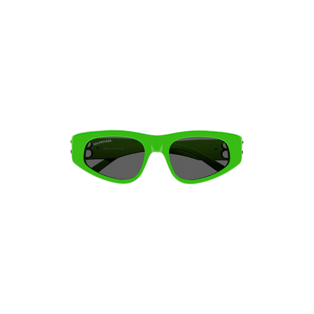 Balenciaga Cat Eye Sunglasses Green/Silver/Grey