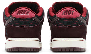 RIOT Skateshop x Dunk Low Pro SB QS Mahogany Dark Beetroot