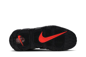 Nike Air More Uptempo Black White Laser Crimson