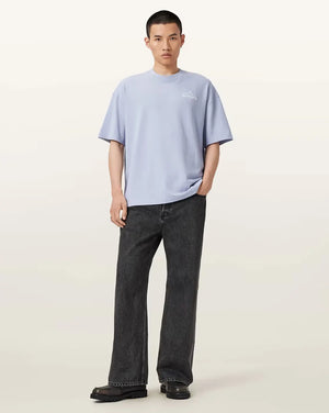 ALL SAINTS Soleil SS Crew (shore-blue)