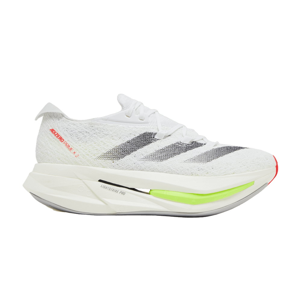 Adidas Adizero Prime x 2.0 Strung White Black Lucid Red