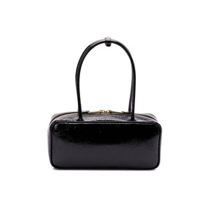 Miu Miu Beau Leather Patchwork Bag Black