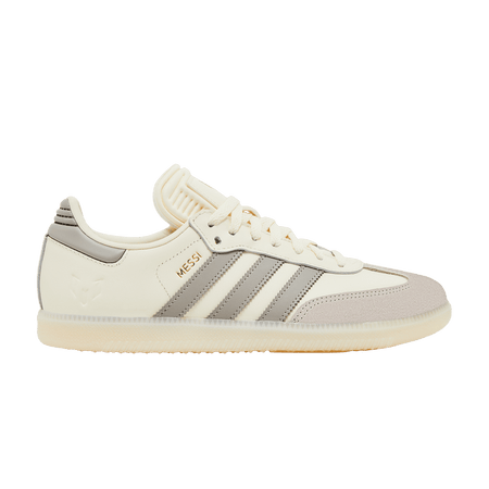 Lionel Messi x adidas Samba Indoor Cream White